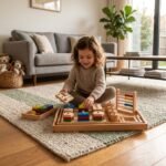 Tees and Toys Wooden Montessori Multifunctional Learning Toy Set - Image 3